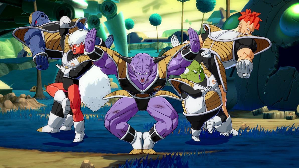 Se muestran nuevas imágenes de Ginyu y Nappa en Dragon Ball FighterZ