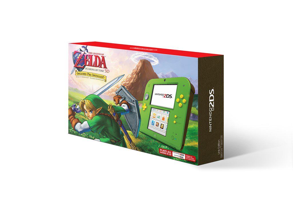Mira el nuevo Link Green Nintendo 2DS