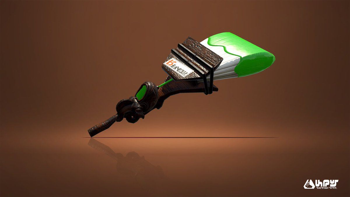 Octobrush Nouveau es la nueva arma que llega a Splatoon 2 esta semana
