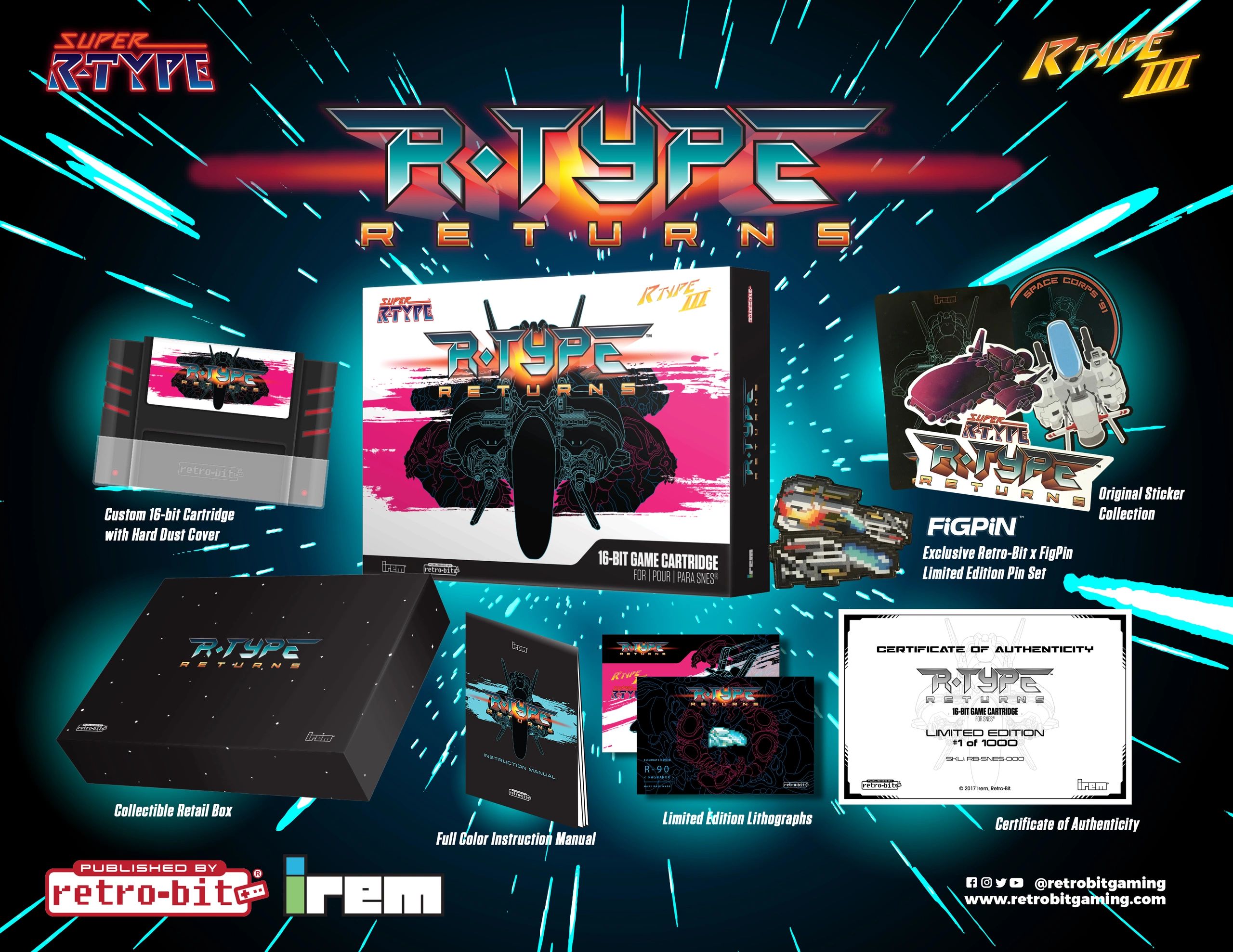 La reediciones de Super R-Type y R-Type III llegarán a SNES