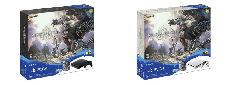 Se anuncian los bundles de PlayStation 4 con Monster Hunter: World en Japón