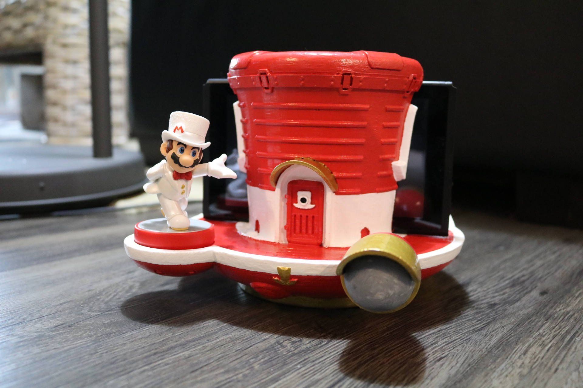 Mira este dock para Nintendo Switch basado en Super Mario Odyssey