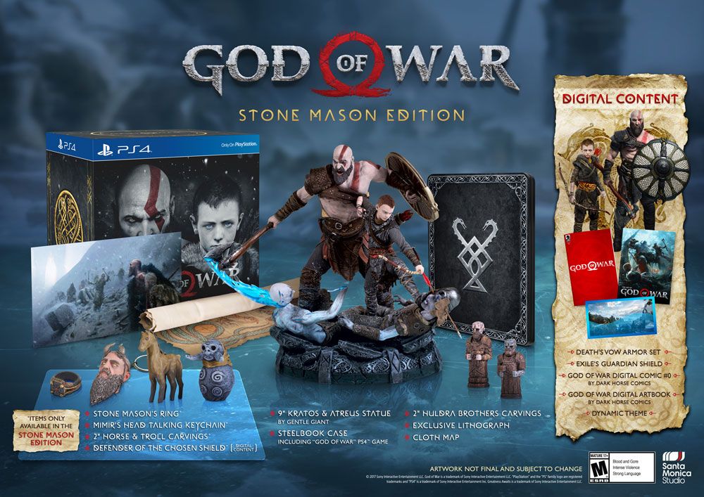 Una tienda revela la impresionante edición de colección de God of War