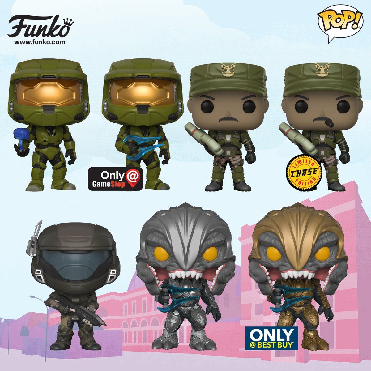 Conoce la nueva línea Funko Pop! de Halo