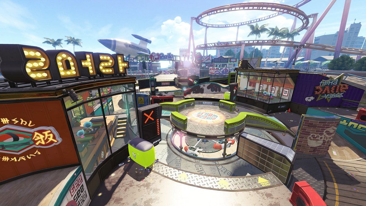 El nuevo mapa para Splatoon 2 nos llevará a un parque de diversiones