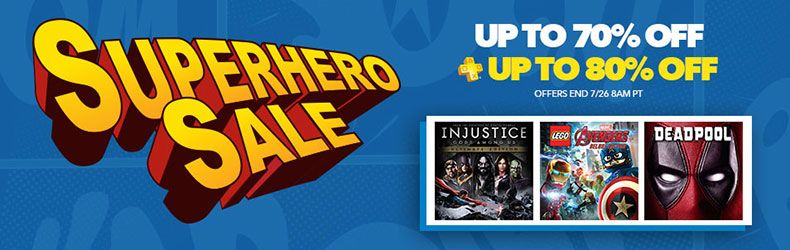 Continuamos con las ofertas en la PlayStation Store y esta vez están dedicadas a los superhéroes