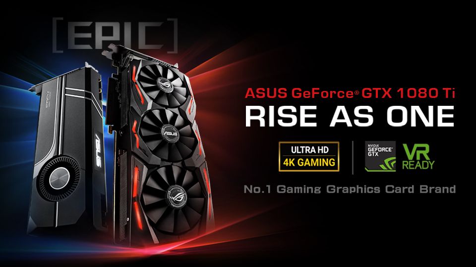 ASUS Anuncia ROG Strix GeForce GTX 1080 Ti y Turbo GeForce GTX 1080 Ti