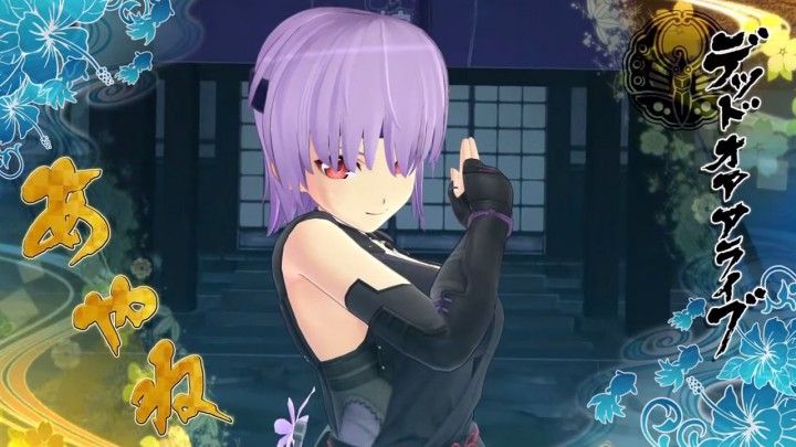 Ayane de Dead or Alive en plena acción en el próximo Senran Kagura: Estival Versus