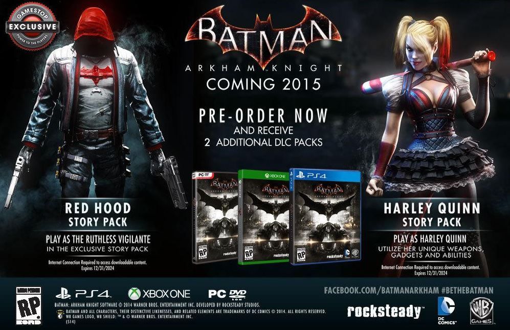 Warner regala la saga Arkham para PC en compensación por los problemas con Arkham Knight