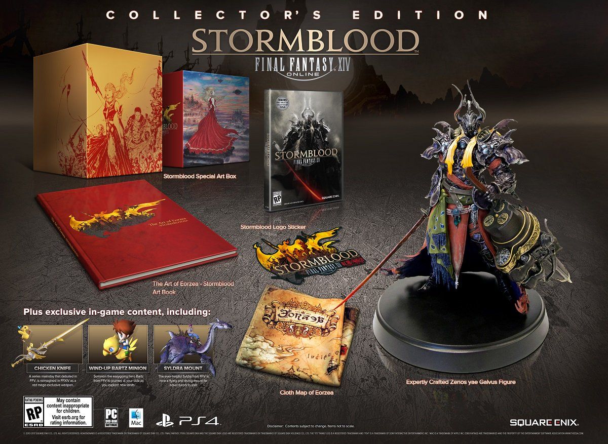 Conoce la edición de colección de Fantasy XIV: Stormblood
