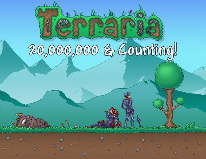Terraria logra vender 20 millones de copias desde su lanzamiento