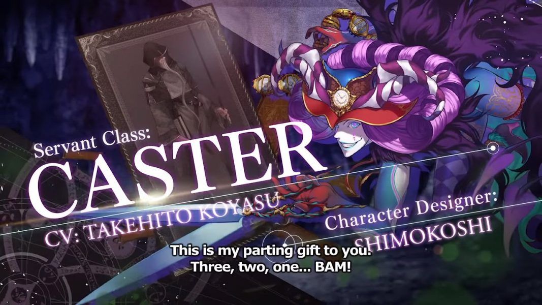 La versión en inglés de Fate/Grand Order nos presenta a Caster