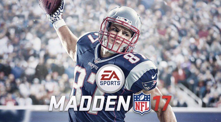 La maldición del Madden 17: Gronkowski, de los Patriots, se lastimó después de aparecer en la portada