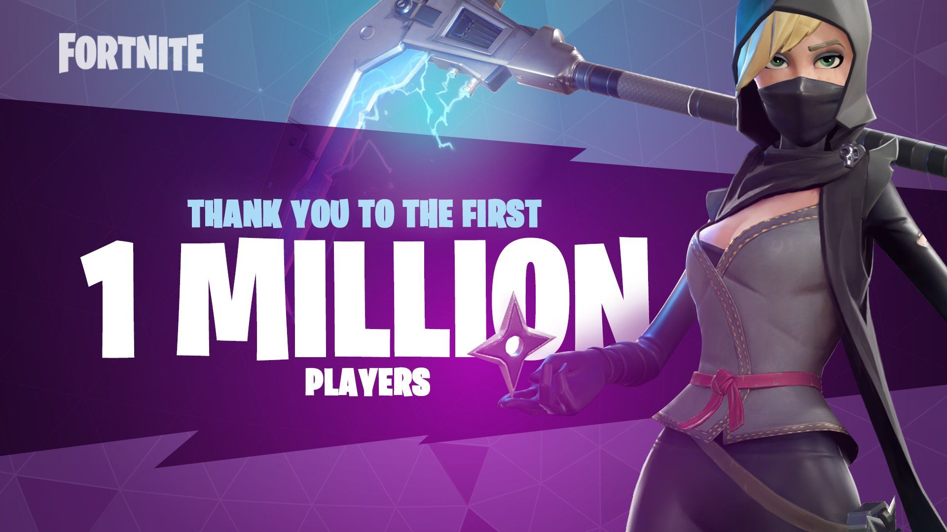 Fortnite, el nuevo multiplataforma de Epic Games, logra un millón de jugadores