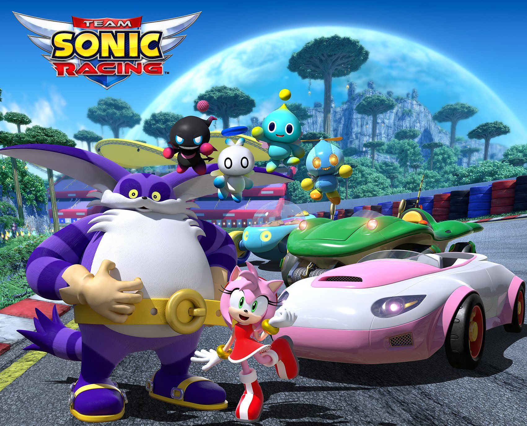 Big the Cat, Amy Rose y Chao presentes en Team Sonic Racing