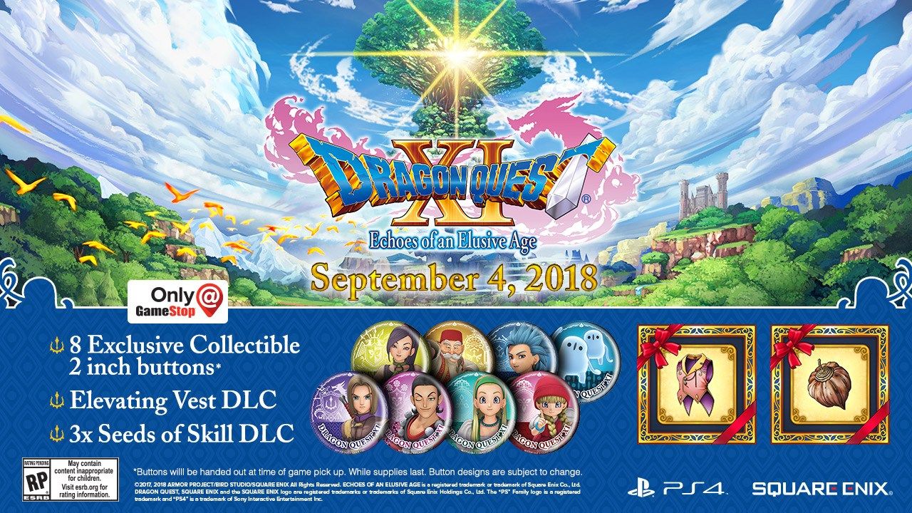 Dragon Quest XI muestra su versión en inglés en 17 minutos de juego
