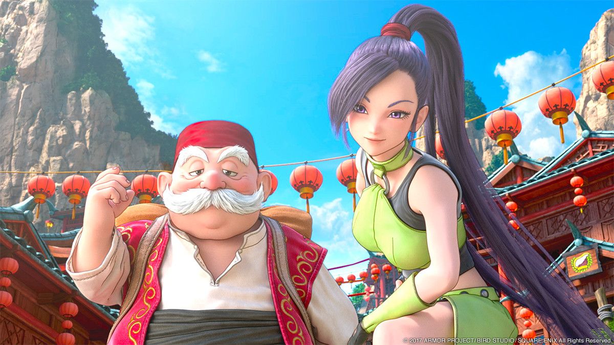 Dragon Quest XI muestra nuevas escenas de juego desde un streaming