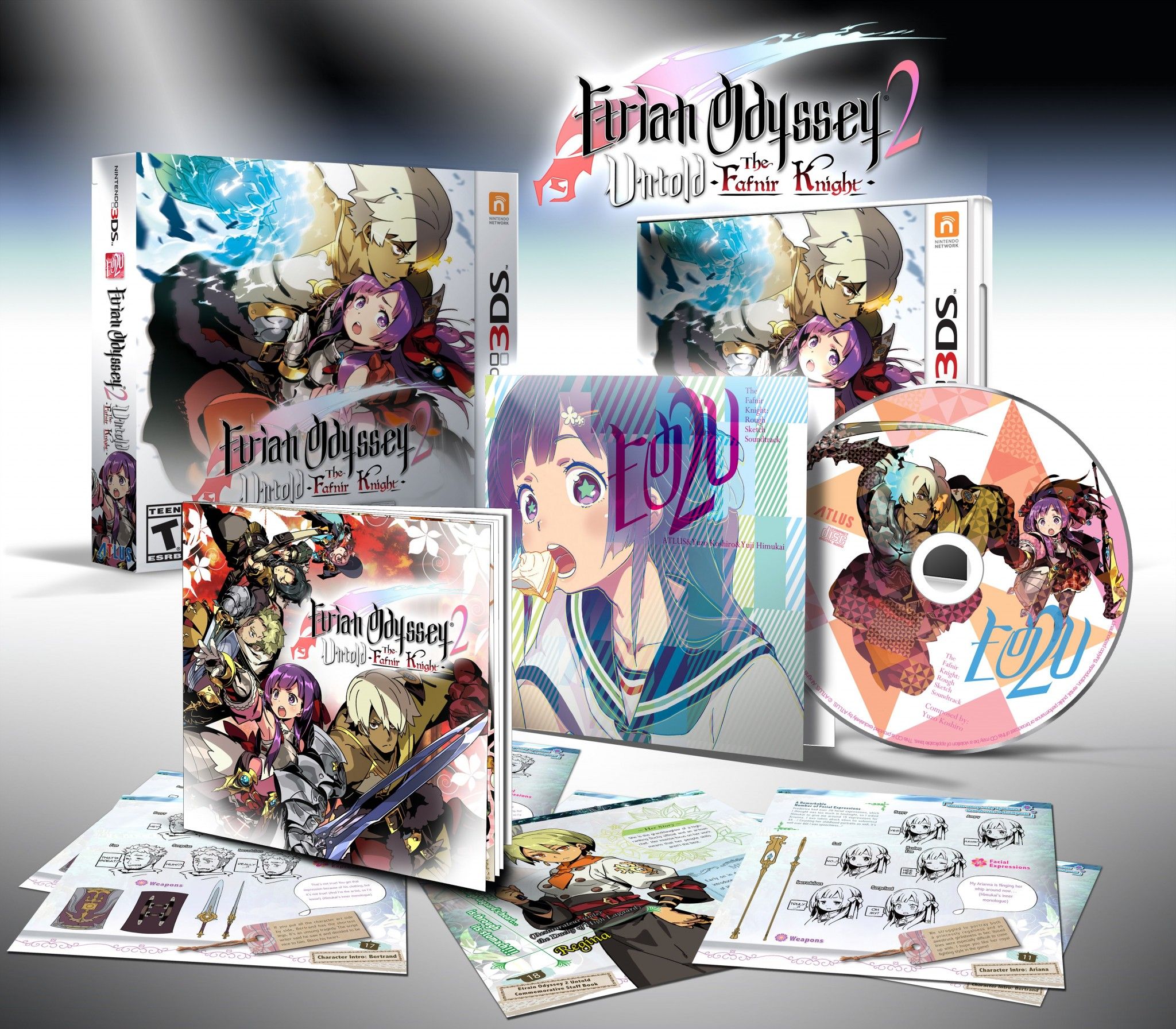 Extras al pre-ordenar Etrian Odyssey 2 Untold: The Fafnir Knight