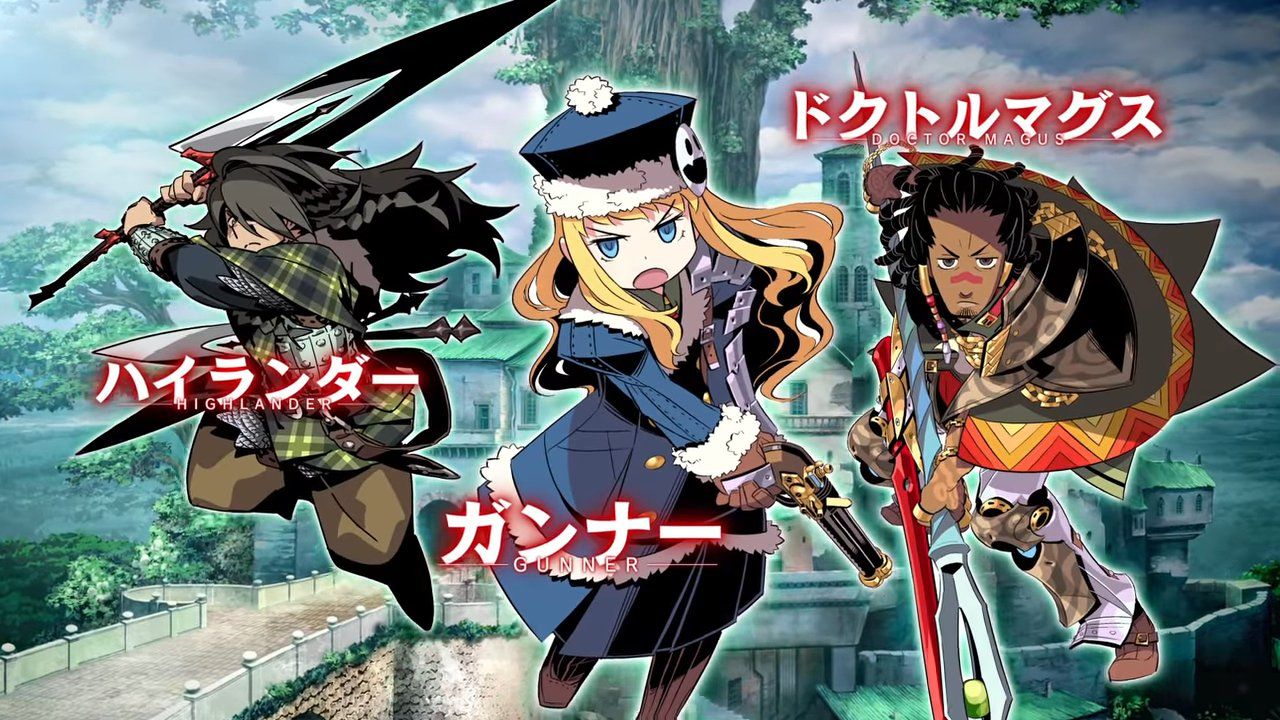 Etrian Odyssey X presenta a tres de sus personajes en un nuevo tráiler dedicado a High Lagaard