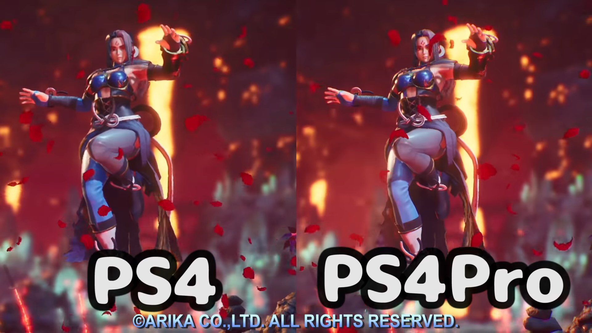 Fighting EX Layer muestra en un vídeo sus diferencias entre PlayStation 4 y PlayStation 4 Pro