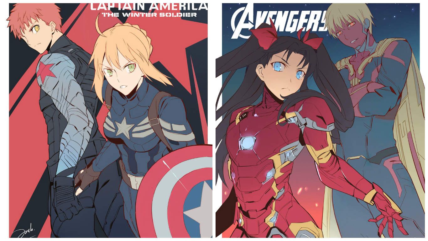 La saga Fate rinde tributo a Captain America: Civil War