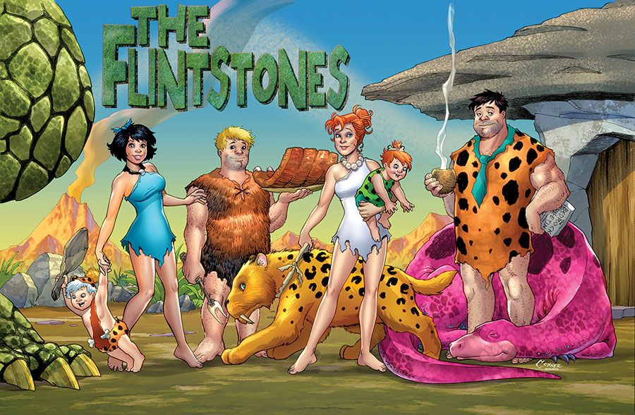 DC Comics le da una otra cara al nuevo comic de The Flintstones