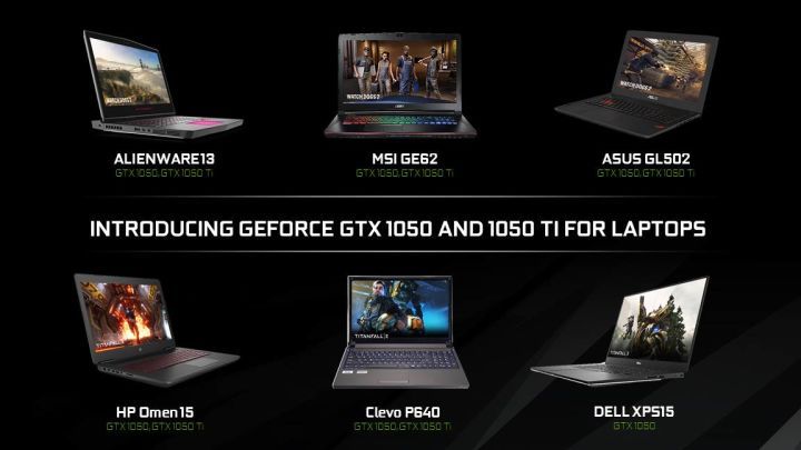 Nvidia anuncia sus nuevas laptops con GeForce GTX 1050 y 1050 Ti