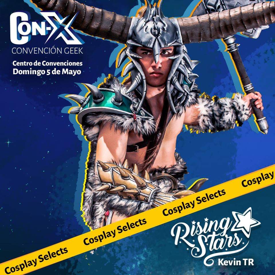 Convención Geek Con-X presenta a Kevin TR Cosplay