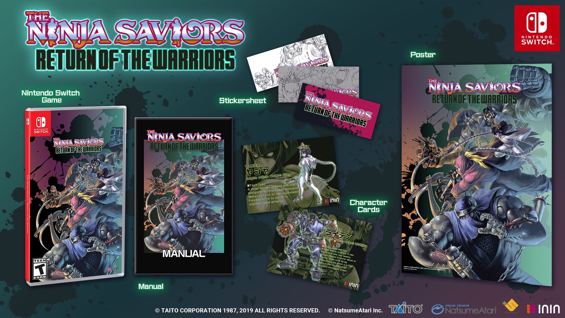 The Ninja Saviors – Return of the Warriors de Taito llega a América este 15 de octubre