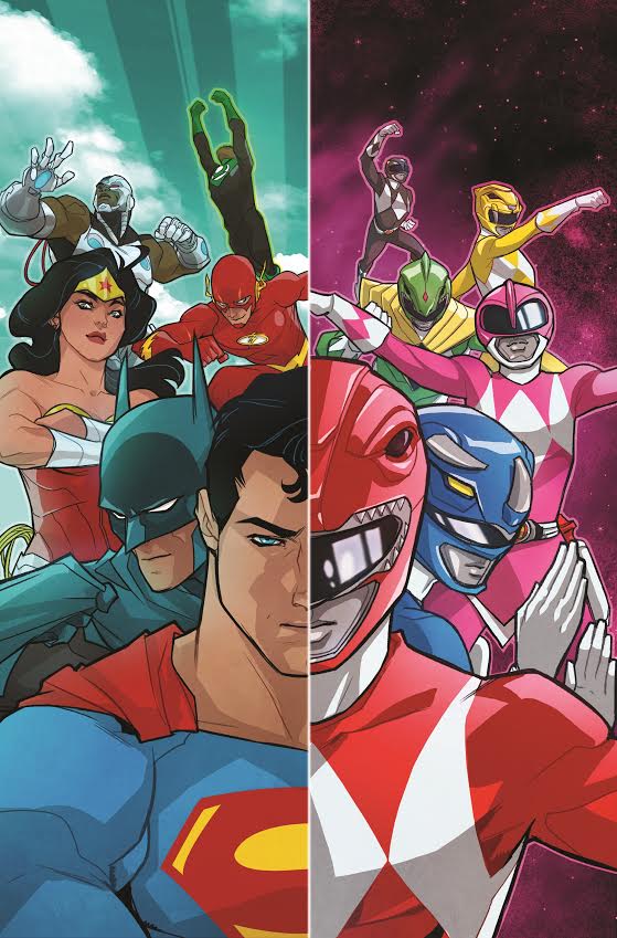 Habrá un cómic cross-over entre Justice League y los Power Rangers