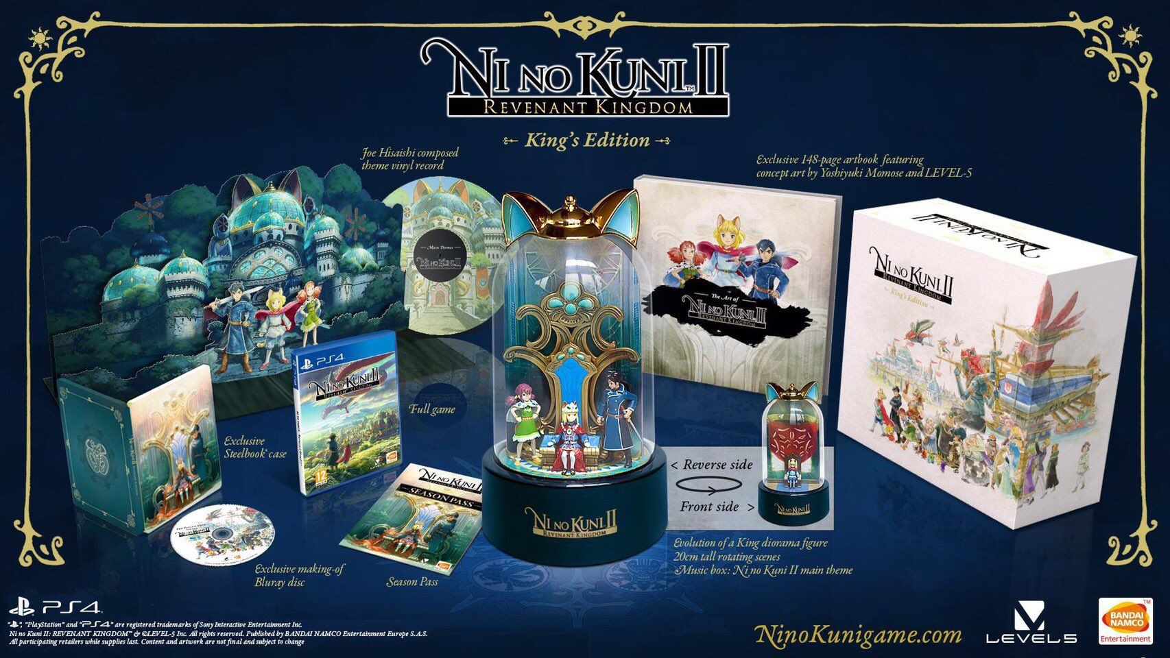 Ni no Kuni II presenta sus ediciones especiales