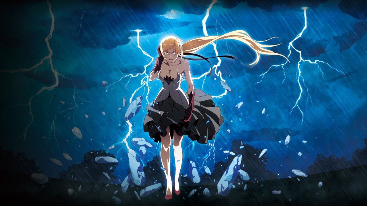 Anuncio para la película de Kizumonogatari II Nekketsu-hen