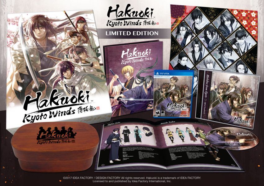 Hakuoki: Kyoto Winds para PSVita tendrá una edición limitada en Occidente