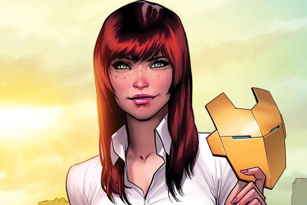 ¿Mary Jane Watson con armadura en Invincible Iron Man #9?