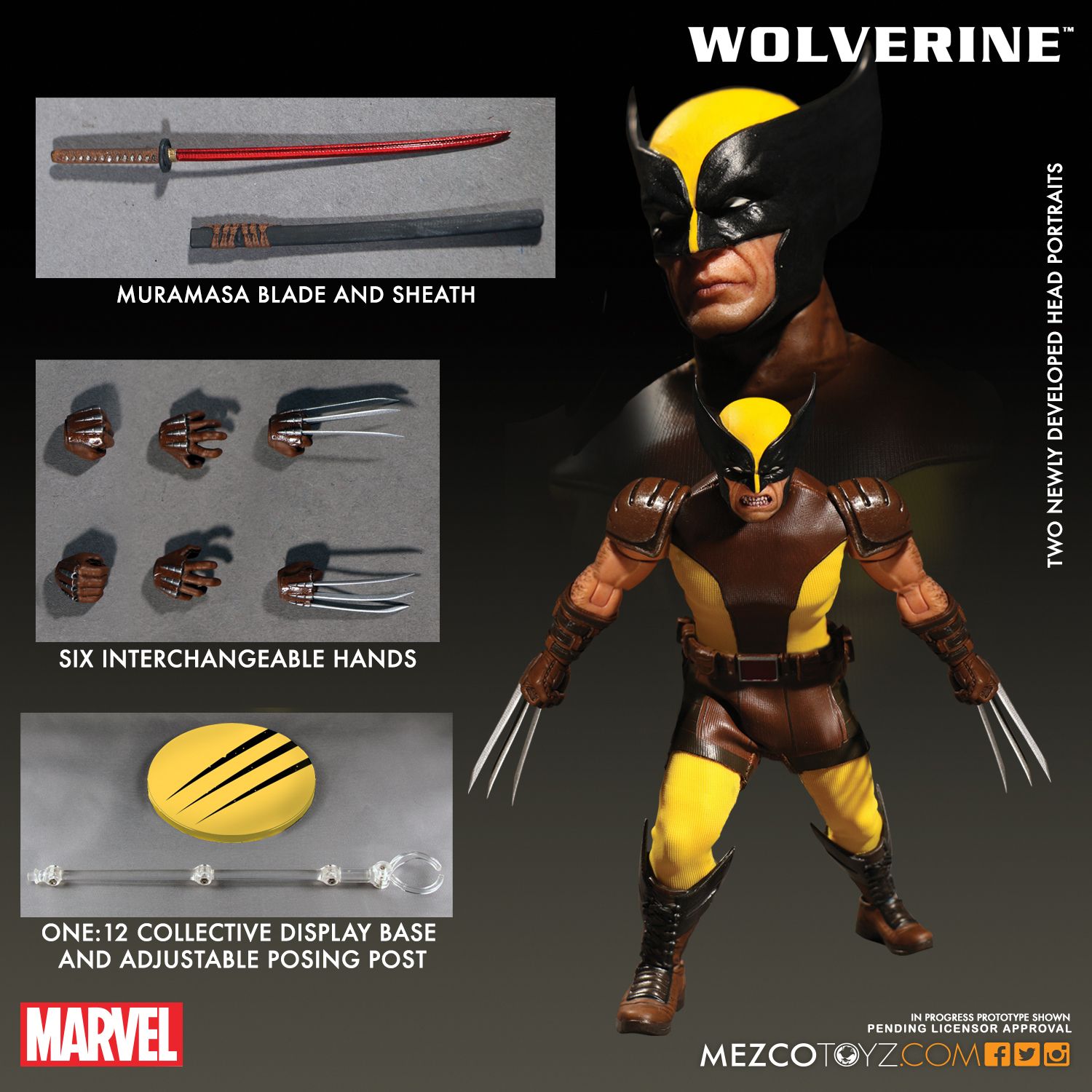 Mezco anuncia la pre-orden de Wolverine ONE12.