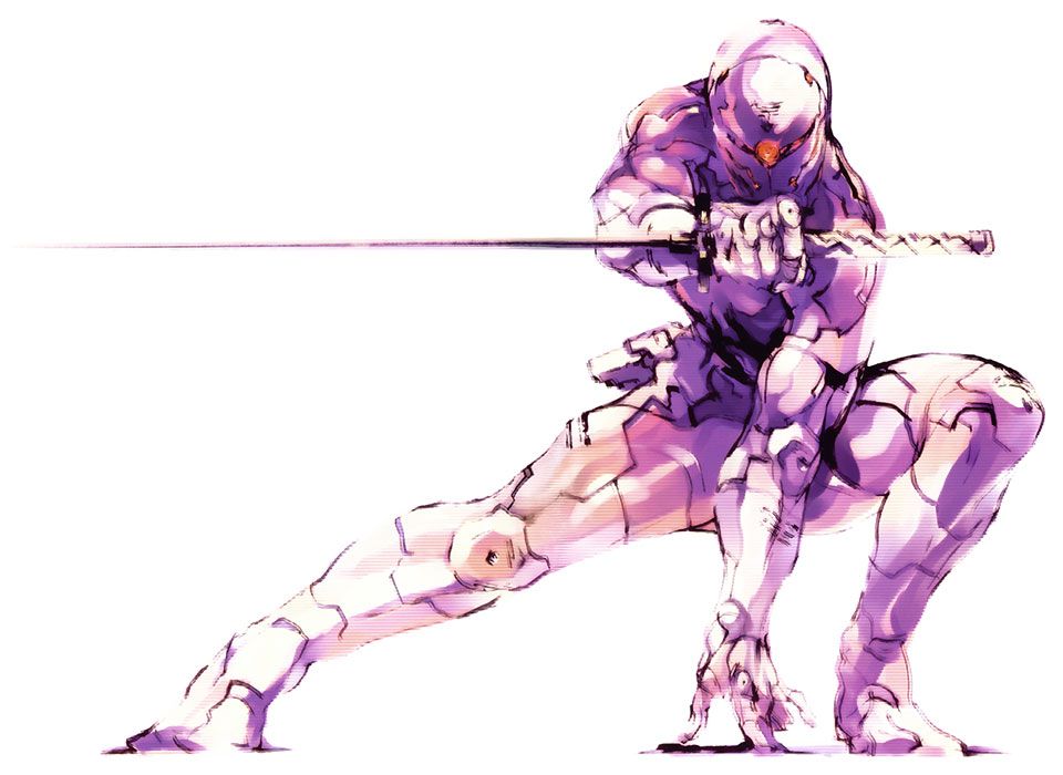 El casco real de Cyborg Ninja de Metal Gear Solid luce impresionante