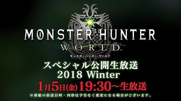 Monster Hunter: World tendrá una emisión especial este próximo 5 de enero
