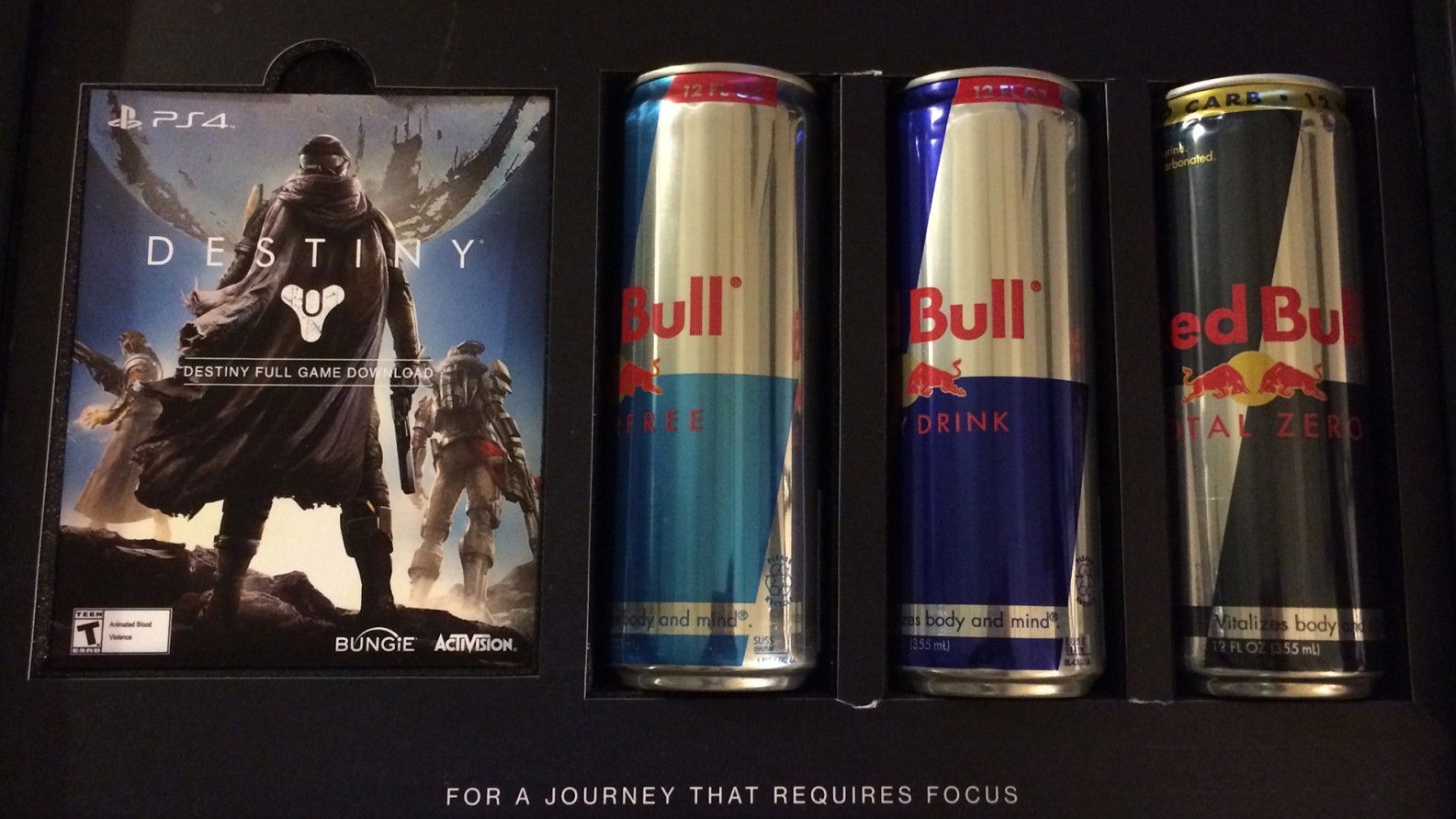 Usuarios roban los códigos para Destiny en las latas de Red Bull.