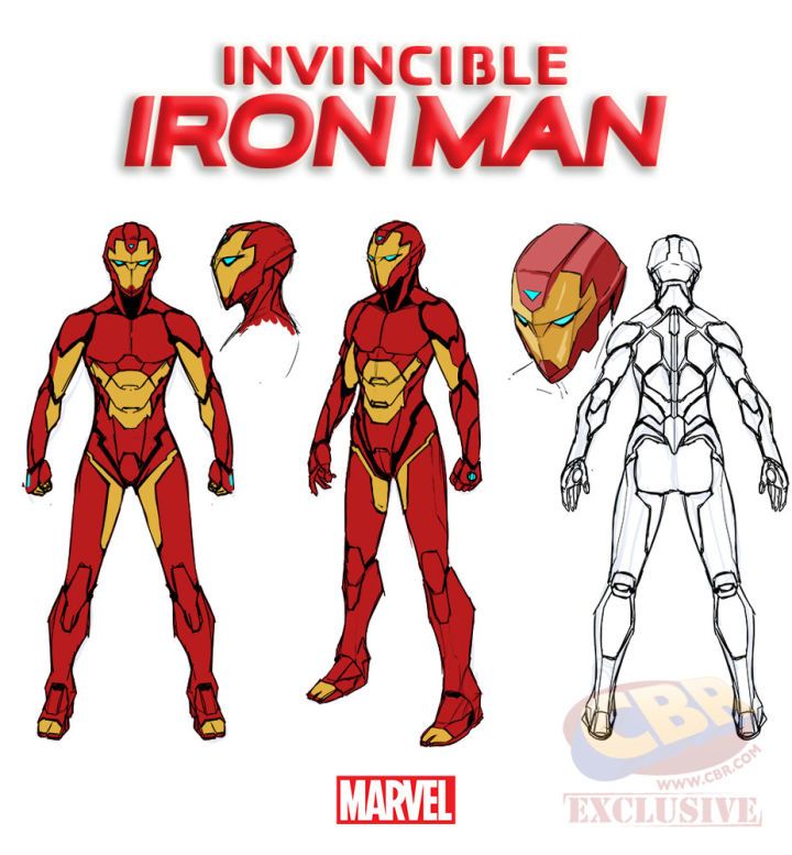 Revelada la armadura de la nueva Iron Man