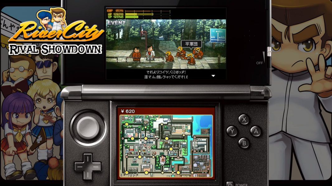 River City: Rival Showdown para Nintendo 3DS se muestra en un vídeo de juego