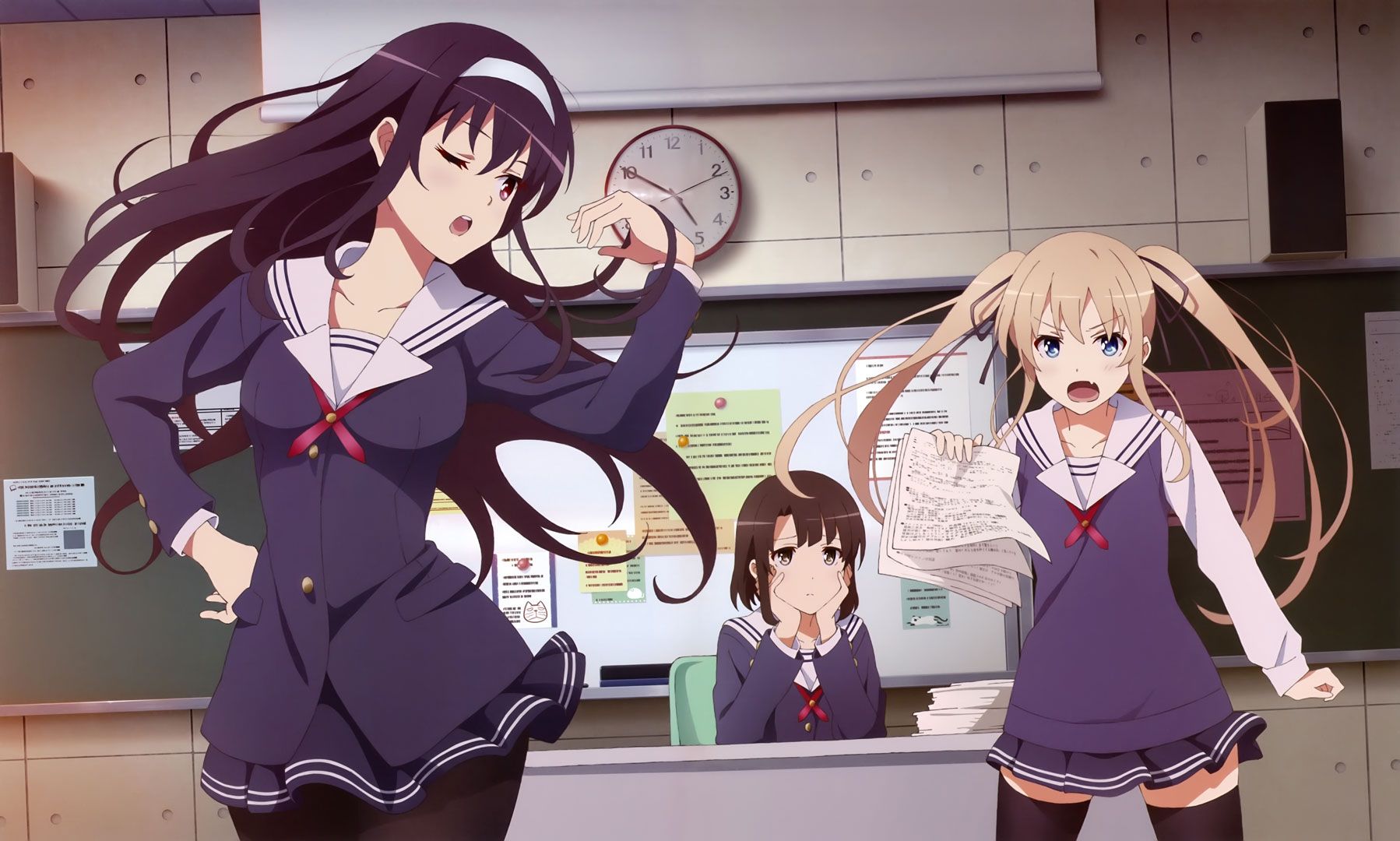 La segunda temporada de Saekano se estrenará en abril de 2017