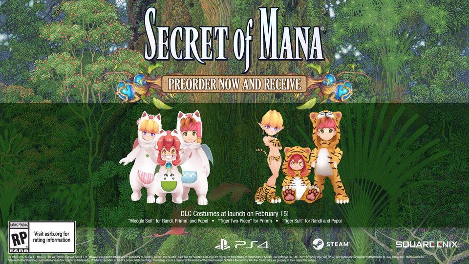 Revelan nuevos artes de Secret of Mana