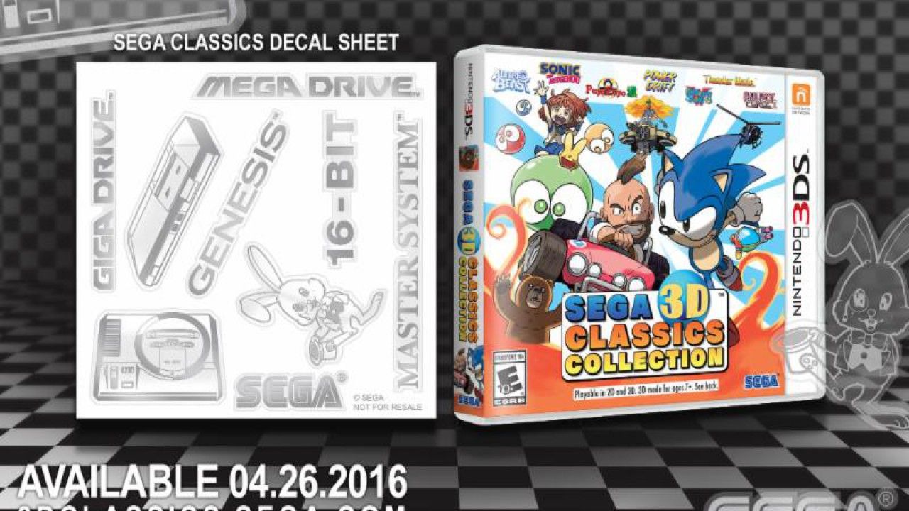 Sega 3D Classics Collection incluirá un regalo al pre-ordenar
