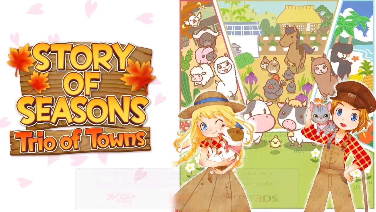 Tráiler para la E3 2016 de Story of Seasons: Trio of Towns para Nintendo 3DS