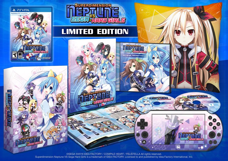 Superdimension Neptune VS Sega Hard Girls para PSVita tendrá edición limitada