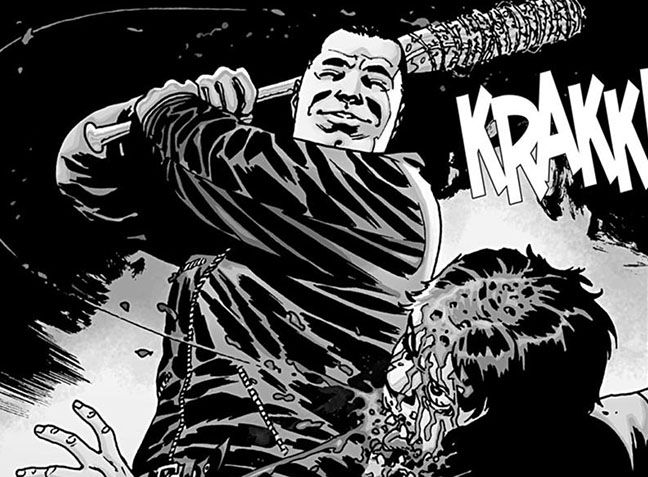 Tenemos la primera imagen del cómic de Negan