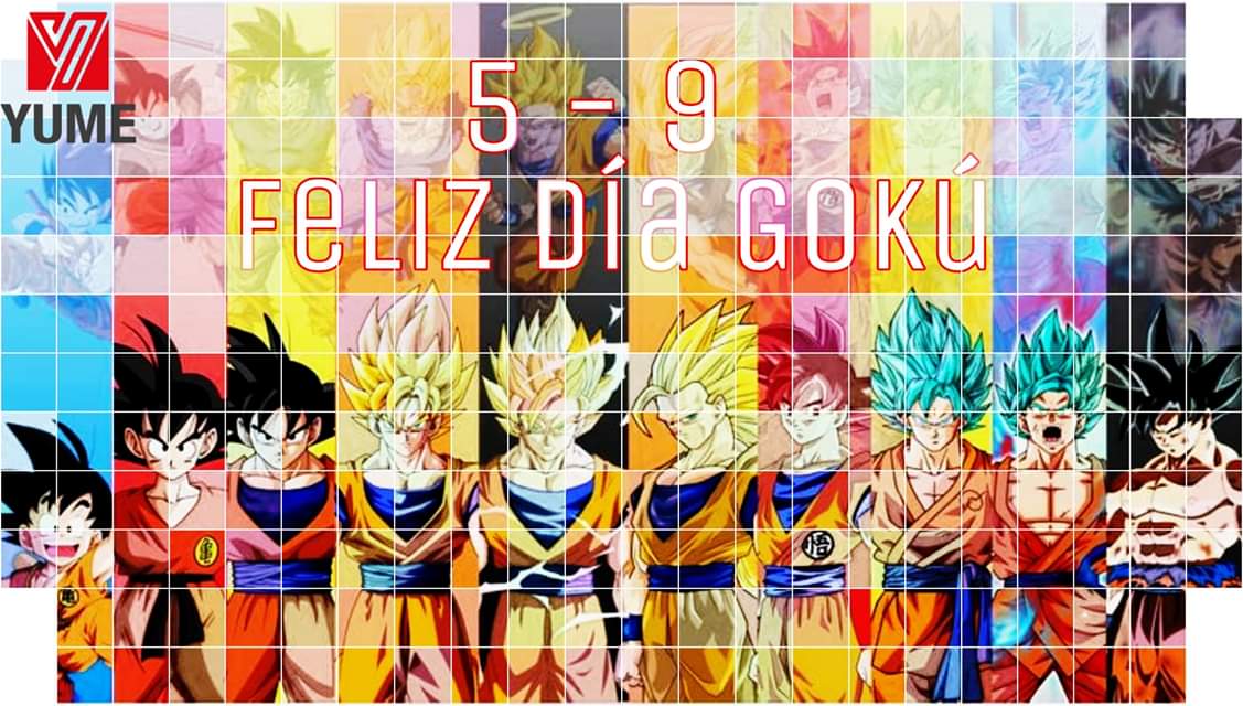 Feliz día de Gokú les desea Revista Yume