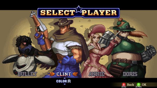 Wild Guns Reloaded llegará a Steam el próximo 4 de julio