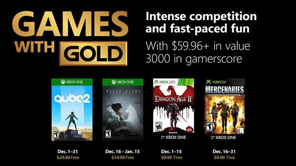 Conoce los juegos para Xbox Live Gold de diciembre 2018