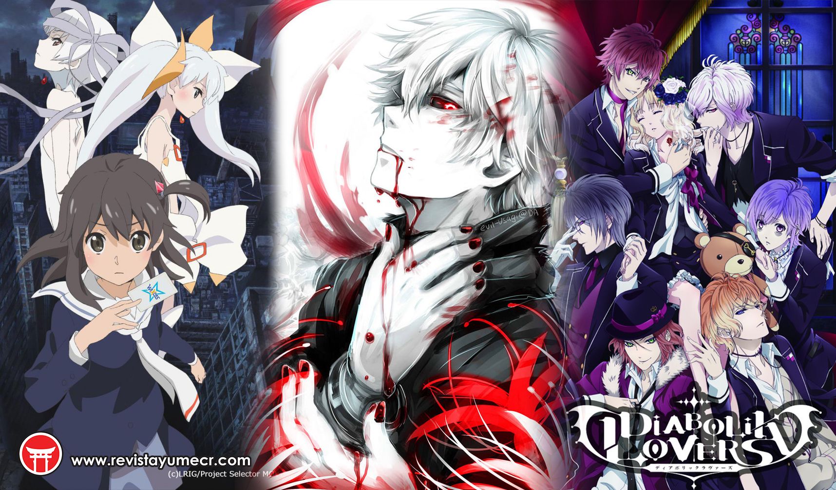 Diabolik Lovers, Tokyo Ghoul y más información de animes este día – Parte 1